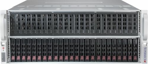 Серверная платформа 4U Supermicro SYS-4029GP-TRT3 2*LGA3647, C622, 24*DDR4(2993), 24*2.5quot; SAS/SATA, 12*PCIE, 2*10Glan, IPMI lan, 4*USB 3.0, VGA, COM,