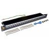 LANMASTER Патч-панель кат.6A 24 порта RJ45 19 quot; 1U STP LAN-PPL24S6A