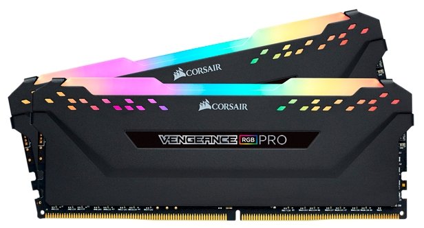 Оперативная память 16 ГБ 2 шт. Corsair Vengeance RGB PRO CMW32GX4M2A2666C16