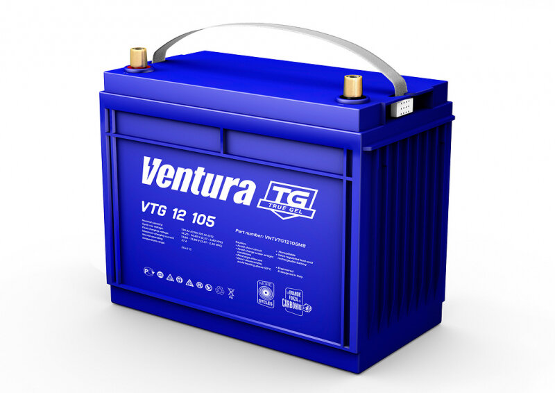Аккумуляторная батарея тяговая VENTURA BATTERY VTG 12 105, 12V 105 Ah (C5)