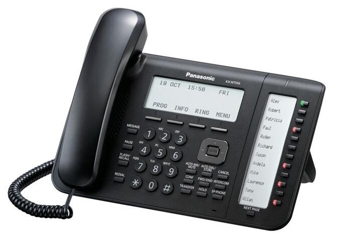 VoIP-телефон Panasonic KX-NT556 черный