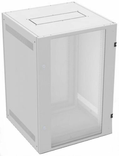Шкаф напольный 19, 24U NT BASIC MG24-810 G 216235 800*1000, дверь со стеклом, серый