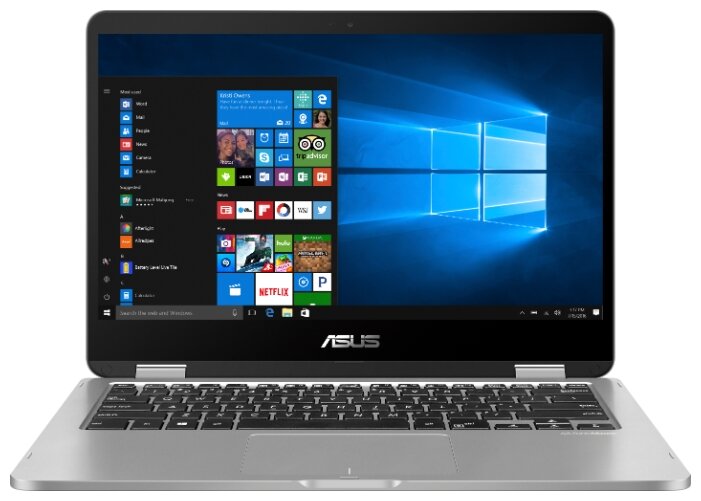 Ноутбук ASUS VivoBook Flip 14 TP401CA-EC131T (Intel Core i5 7Y54 1200MHz/14quot;/1920x1080/4GB/128GB eMMC/DVD нет/Intel HD Graphics 615/Wi-Fi/Bluetooth/Windows 10 Home)