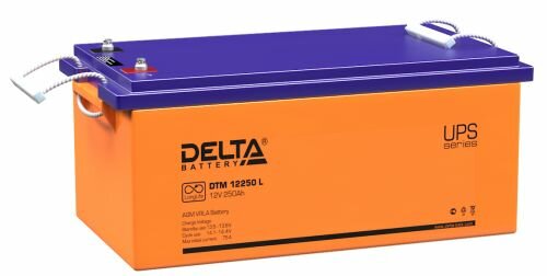 Батарея Delta DTM 12250 L 12В, 250Ач, 520х269х221мм