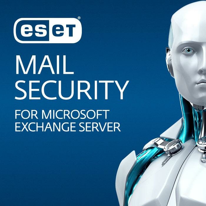 Защита почтовых серверов Eset Mail Security для Microsoft Exchange Server для 29 почтовых ящиков