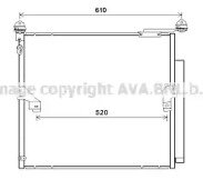 Радиатор кондиционера lexus gx,toyota land cruiser/land cruiser prado 3.0/4.6i/tdi 03 ava quality cooling TO5677D