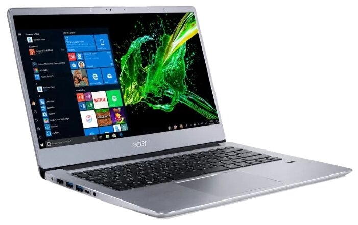 Ноутбук Acer SWIFT 3 SF314-58-30BG (Intel Core i3 10110U 2100MHz/14quot;/1920x1080/8GB/256GB SSD/DVD нет/Wi-Fi/Bluetooth/Windows 10 Home)