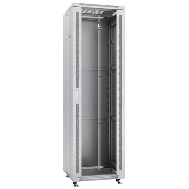Шкаф серверный CABEUS SH-05C-42U60/100 42U 1000мм дверь стекло, серый