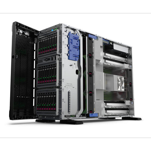 Сервер HPE ML350 Gen10, 1(up2)x 3206R Xeon-B 8C 1.9GHz, 1x16GB-R DDR4, S100i/ZM (RAID 0,1,5,10) noHDD (4/12 LFF 3.5 HP) 1x500W (up2), 4x1Gb/s, noDVD, iLO5, Tower-4U, 3-3-3