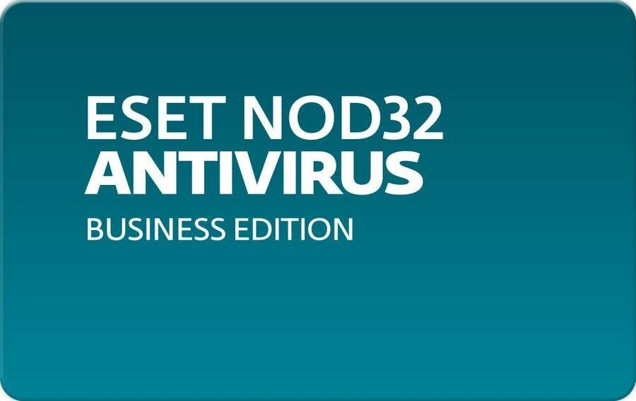 Антивирусная защита рабочих станций, мобильных устройств и файловых серверов Eset NOD32 Antivirus Business Edition для 15 пользователей