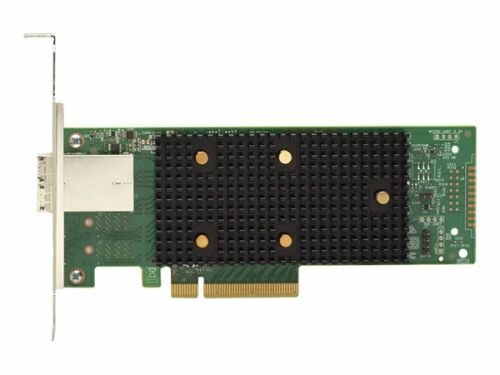 Контроллер SAS LSI MegaRAID SAS 9400-8e SGL 05-50013-01 (PCIe 3.1 x8 LP, Tri-Mode SAS/SATA/NVMe 12G HBA, 8port(2*ext SFF8644), 3408 IOC)