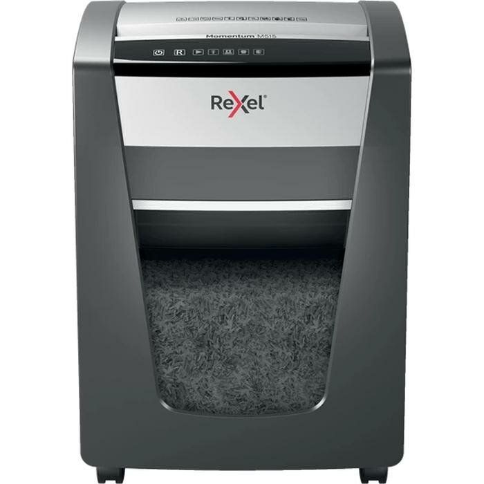 Шредер Rexel Momentum M515 EU (секр.P-5)/фрагменты/15лист./30лтр./скрепки/скобы