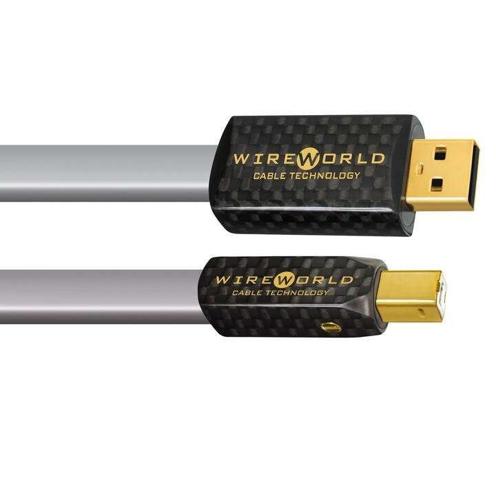 USB, Lan Wire World Platinum Starlight 7 USB 2.0 A-B Flat Cable 1.0m