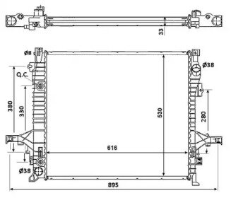 Теплообменник Nrf 58356