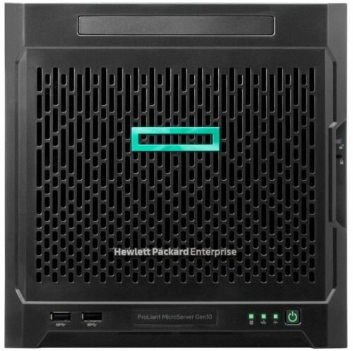 Сервер HPE ProLiant MicroServer Gen10 (P04923-421) X3421 NHP UMTower/Opteron4C 2.1GHz(2MB)/1x8GbU1D_2400/Marvell88SE9230(SATA/ZM/ RAID 0/1/10)/noHDD(4