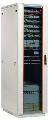 Шкаф телекоммуникационный напольный 33U (600x600) дверь стекло ЦМО ШТК-М-33.6.6-1ААА