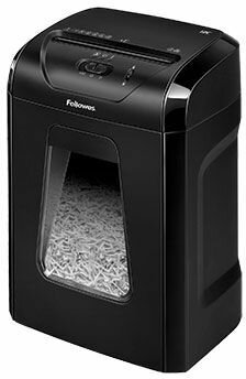 Шредер Fellowes PowerShred 12C (секр.P-4)/фрагменты/12лист./18лтр./скобы/пл.карты