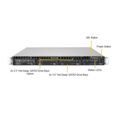 Серверная платформа Supermicro SERVER SYS-5019S-W4TR (SYS-5019S-W4TR)