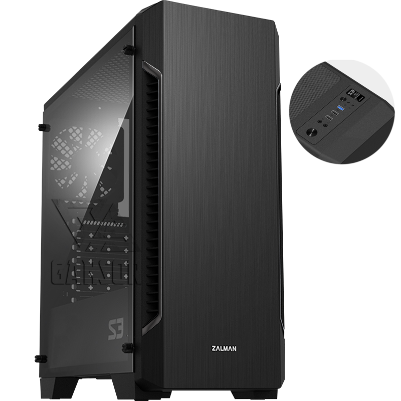 Компьютер GANSOR-2957428 Intel i5-10500 3.1 ГГц, B460, 32Гб 2666 МГц, HDD 3Тб, RX 5500 XT 8Гб (AMD Radeon), 500Вт, Midi-Tower (Серия BASE)