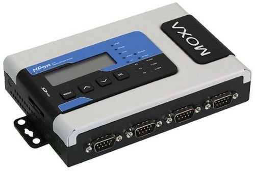 Сервер MOXA NPort 6450 4 port RS-232/422/485 secure device server, 12-48V, Power Adapter