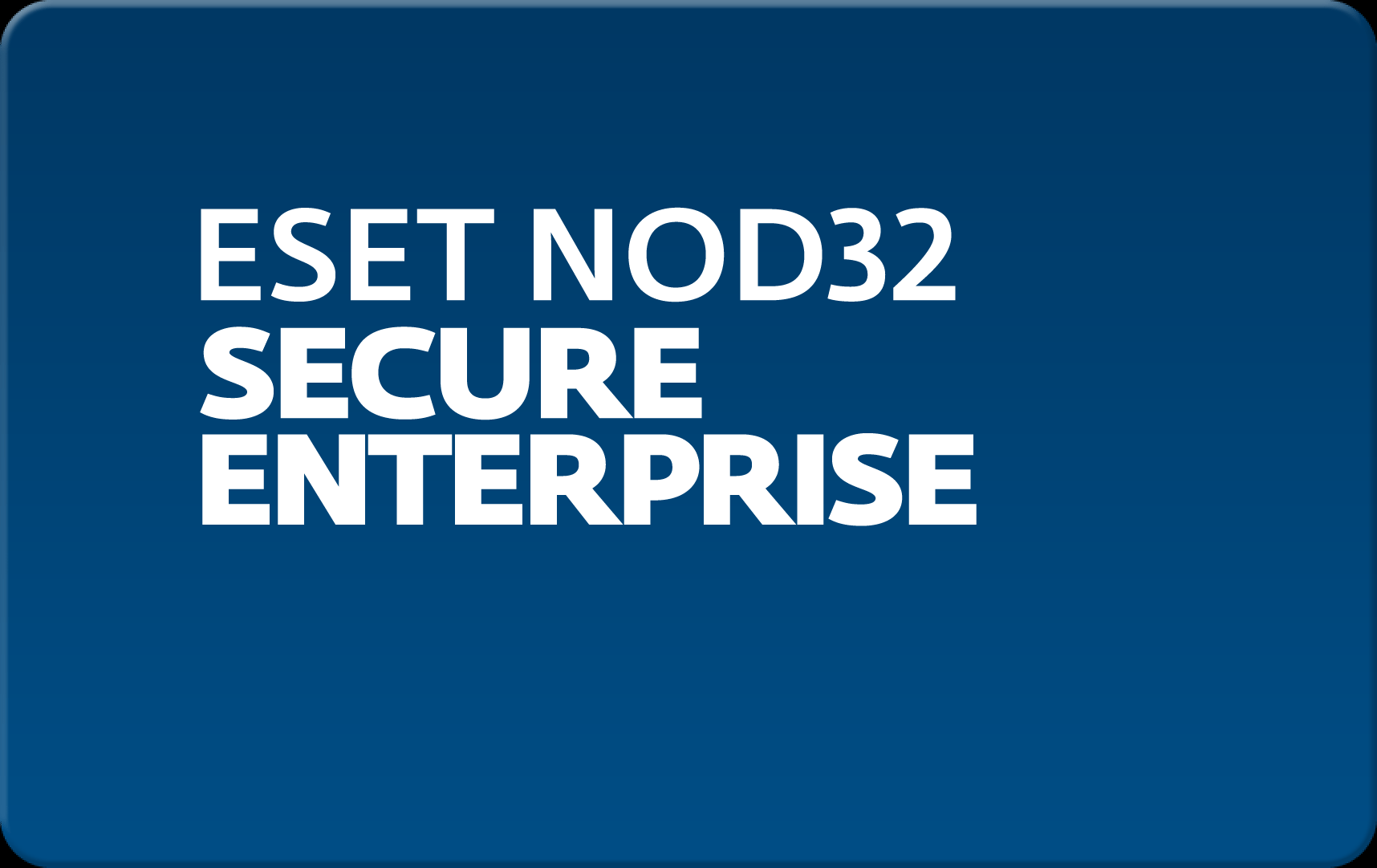 Кроссплатформенная антивирусная защита всех узлов корпоративной сети Eset NOD32 Secure Enterprise для 32 пользователей