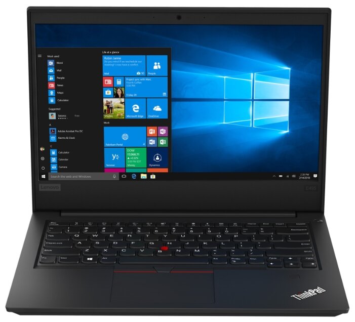 Ноутбук Lenovo ThinkPad Edge E495 (AMD Ryzen 7 3700U 2300 MHz/14quot;/1920x1080/16GB/512GB SSD/DVD нет/AMD Radeon Vega 10 /Wi-Fi/Bluetooth/Windows 10 Pro)