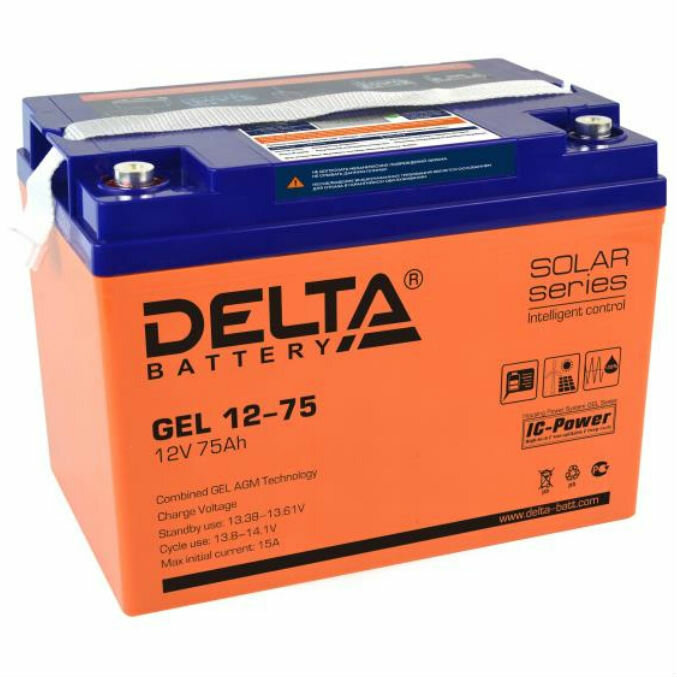 Аккумулятор Delta GEL 12-75