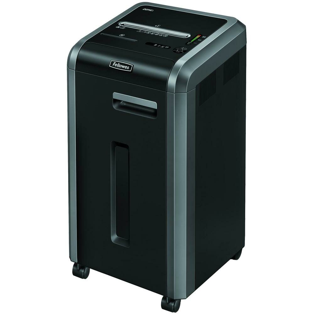 Уничтожитель бумаг Fellowes PowerShred 225Ci (секр.P-4)/фрагменты/24лист./60лтр./скрепки/скобы/пл.карты/CD