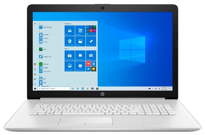 Ноутбук HP 17-by3024ur (Intel Core i3 1005G1 1200MHz/17.3quot;/1600x900/4GB/128GB SSD/DVD нет/Intel UHD Graphics/Wi-Fi/Bluetooth/Windows 10 Home)