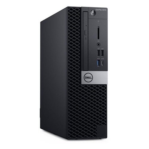 Компьютер DELL Optiplex 5070, Intel Core i7 9700, DDR4 8ГБ, 256ГБ(SSD), Intel UHD Graphics 630, DVD-RW, Windows 10 Professional, черный [5070-4814]