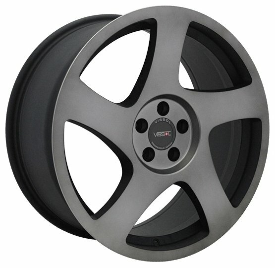 Колесный диск Vissol V-006 8.5x18/5x112 D66.6 ET45 Black Machined with Dark Tint