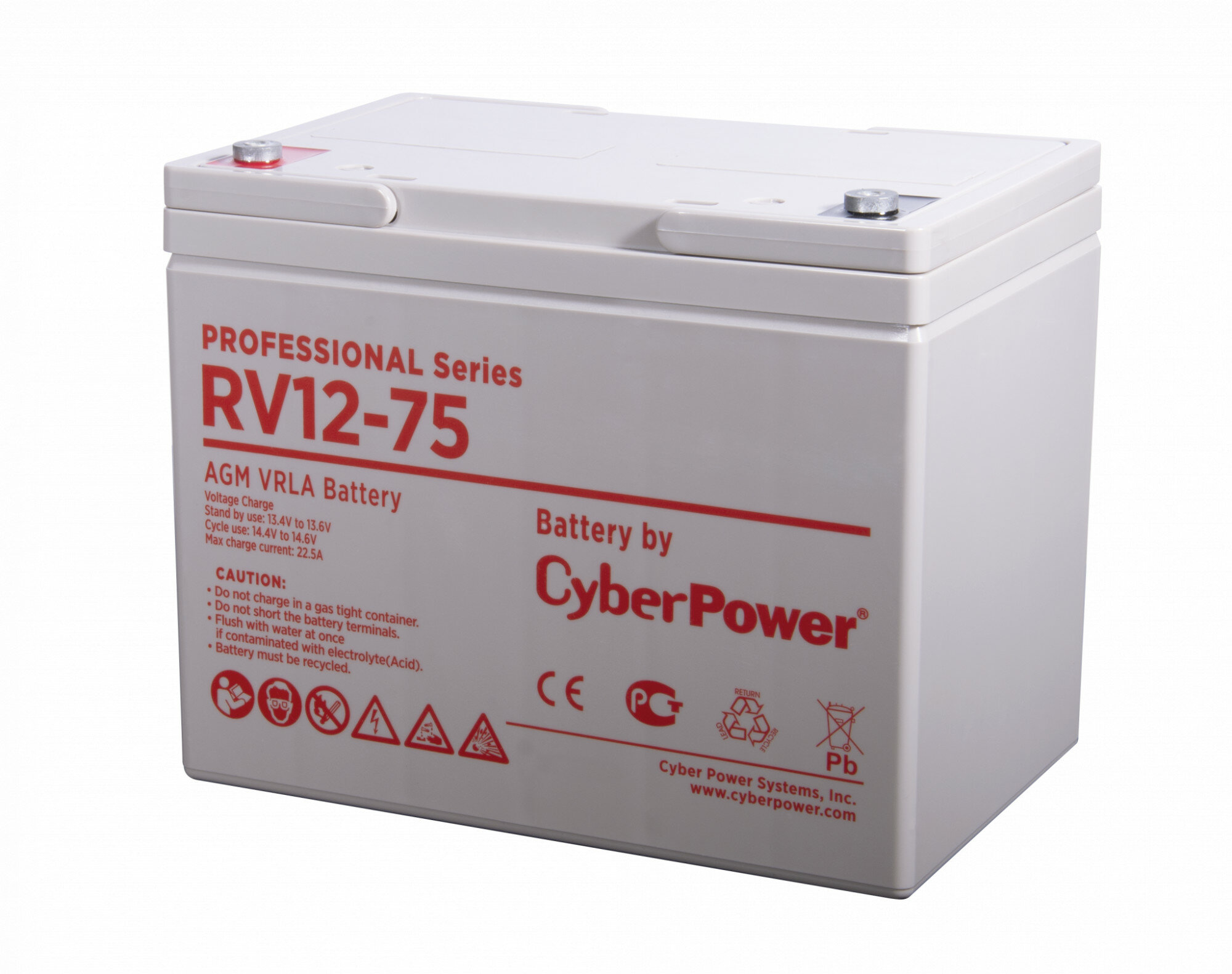 Аккумуляторная батарея CyberPower Professional series RV 12-75