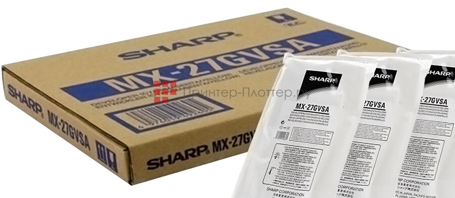 Девелопер Sharp MX-27GVSA (C,M,Y) (комплект), 3шт. x 60000 стр. (MX27GVSA)