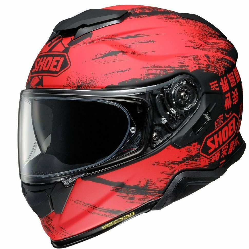 Шлем GT-AIR II OGRE SHOEI (красный/черный, L)