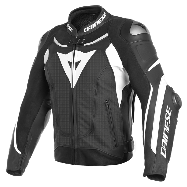 Куртка кожаная Dainese Super Speed 3 Perf. Black/White 48