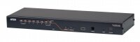 Cat5 KVM переключатель ATEN KH2508A / 2-консольный 8-портовый KVM коммутатор по кабелю Cat 5 с разъемом гирляндного подключения (1920x1200 - 30м / 1280x1024 - 50м) ATEN KH2508A-AX-G