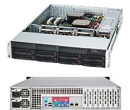 Корпус Supermicro для сервера 2U 800 / 1000W CSE-825TQC-R1K03LPB