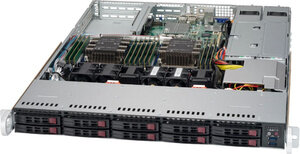 Корпус Supermicro CSE-116AC2-R706WB2 2x750W черный