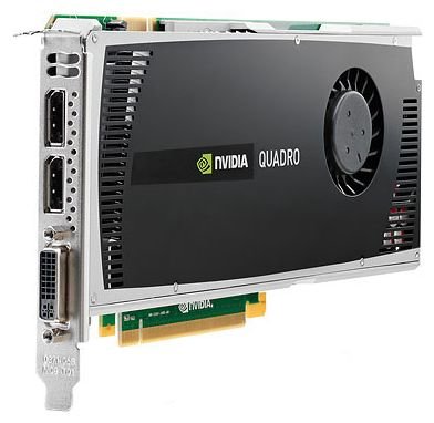 Видеокарта HP Quadro 4000 375Mhz PCI-E 2.0 2048Mb 2800Mhz 256 bit DVI