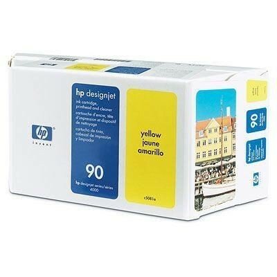 Расходный материал HP HP 90 Yellow Printhead and Printhead Cleaner C5057A
