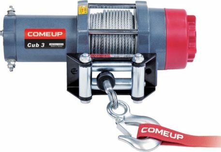 Лебёдка электрическая 12V COMEUP Cub 3 3000 lbs 1363 кг (стальной трос)