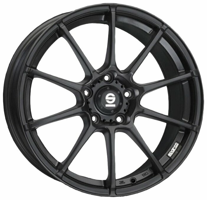 Колесный диск Sparco Wheels Assetto Gara 7x17/4x100 D68 ET37 Matt Black