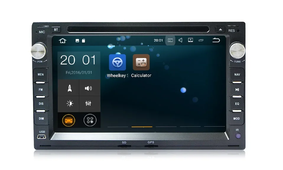 Головное устройство CARMEDIA KDO-7009 для Volkswagen Polo III на Android 8