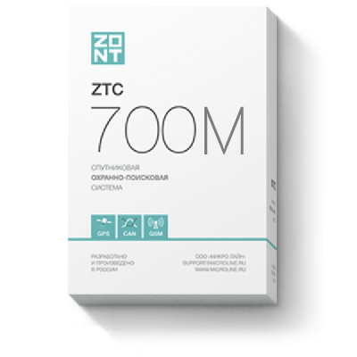 Спутниковая охранно-поисковая система ZONT ZTC-700M