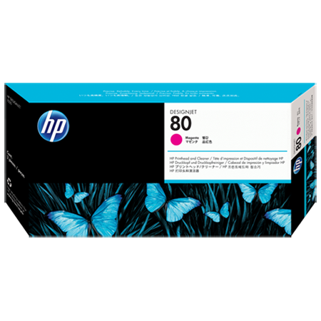Набор HP 80 пурпурная печатная головка с устройством очистки (C4822A)