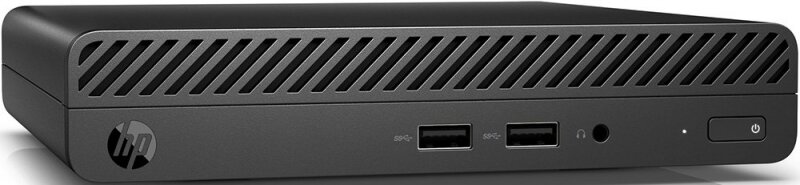 Компьютер HP 260 G3 Mini i3 7130U (2.7)/4Gb/1Tb 7.2k/HDG620/Win 10 Pro 64/GbitEth/WiFi/BT/65W/Kb/m/Black