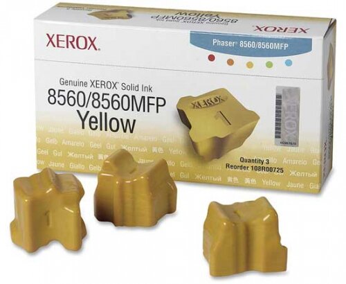 Чернила Xerox Желтый/Yellow, 3 шт x 1000 стр (108R00766)