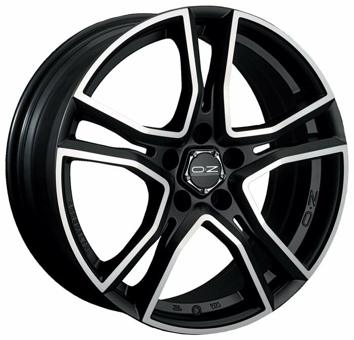 Колесный диск OZ Racing Adrenalina 8x17/5x112 D75 ET35 Matt Black + Diamond Cut