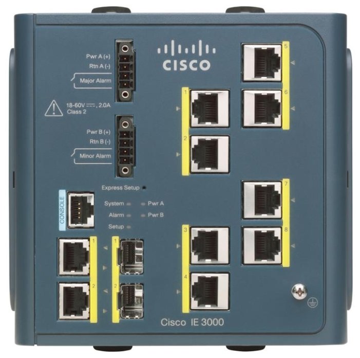 Коммутатор Cisco Industrial Ethernet IE-3000-8TC-E