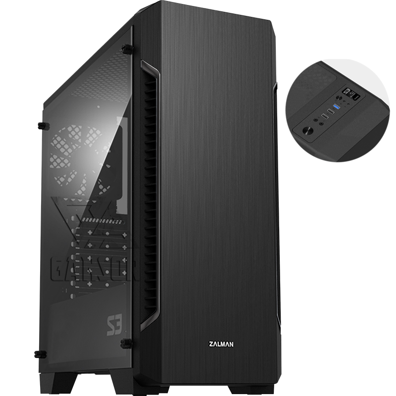 Компьютер GANSOR-1699685 AMD Ryzen 7 3800X 3.9 ГГц, B450, 16Гб 2666 МГц, SSD 1Тб, HDD 2Тб, GTX 1050 2Гб (NVIDIA GeForce), 500Вт, Midi-Tower (Серия BASE)